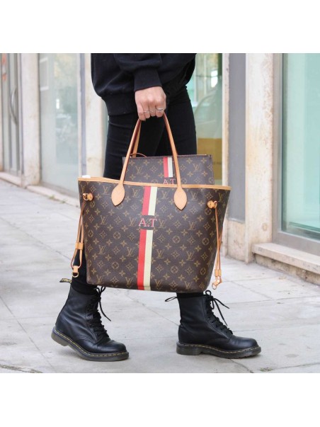 Louis Vuitton My LV Heritage Monogram Neverfull MM - Brown Totes