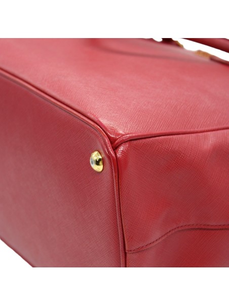 PRADA Borsa A Mano Monochrome Small Saffiano Leather Cameo Pink